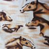 Horses 101 Printed Fleece Fabric