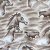Horses 103 Printed Fleece Fabric