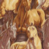 Horses 303 Printed Fleece Fabric