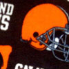 NFL Browns Printed Fleece Fabric