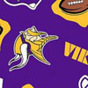 NFL Vikings 3 Printed Fleece Fabric