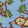 Monkeys 921  Anti-Pill Fleece