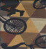Outdoors Bicycles Brown Double Brushed Fleece