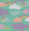 Kids Cloudy Mint Double Brushed Fleece