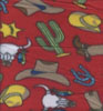 Kids Gunsmoke Red Double Brushed Fleece