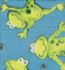 Kids Kermit Turq Double Brushed Fleece