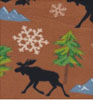 Outdoors Moose Lodge Gold Double Brushed Fleece