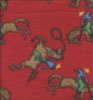 Outdoors Ride Em Red Double Brushed Fleece