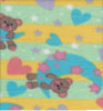 Kids Star Moon Multi Double Brushed Fleece