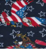 Patriotic Stars Str Navy Double Brushed Fleece