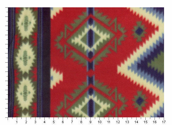 Aztec 306 Printed Fleece Fabric